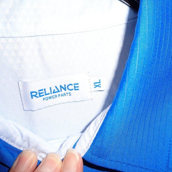 Men's Reliance Power Parts Polo Size XL - Picture 6 of 10